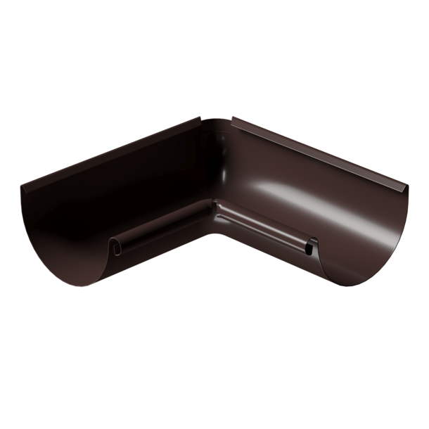 Угол внутренний желоба Шоколад RAL 8019